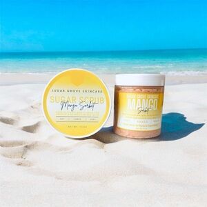 Mango Sorbet Foaming Sugar Scrub And Body Butter Set